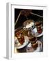 Hand Holding a Tray with Turkish Tea, Istanbul, Turkey, Europe-Levy Yadid-Framed Photographic Print