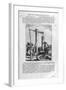 Hand Hydraulic Water Pump, 1678-Athanasius Kircher-Framed Giclee Print