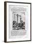 Hand Hydraulic Water Pump, 1678-Athanasius Kircher-Framed Giclee Print