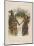 Hand in Hand They Went Together, Through the Woodland and the Meadow-Henry Marriott Paget-Mounted Giclee Print