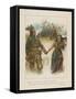 Hand in Hand They Went Together, Through the Woodland and the Meadow-Henry Marriott Paget-Framed Stretched Canvas
