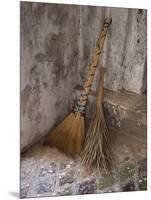 Hand made brooms at Shwe Yan Pyay Monastery, Nyaung Shwe near Inle Lake, Shan State, Myanmar-null-Mounted Photographic Print