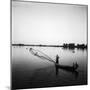 Hand Net Casting, Siam, 1937 (B/W Photo)-null-Mounted Giclee Print