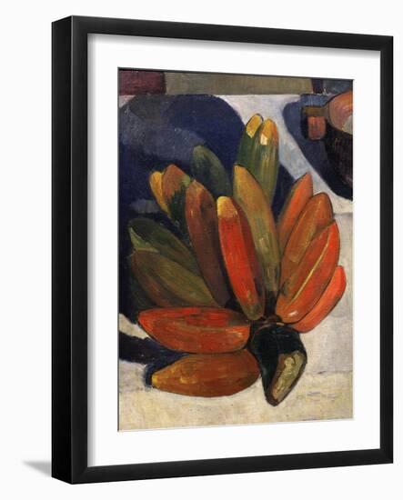 Hand of Bananas, from Le Repas, the Meal, 1891, Detail-Paul Gauguin-Framed Giclee Print