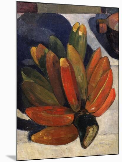 Hand of Bananas, from Le Repas, the Meal, 1891, Detail-Paul Gauguin-Mounted Giclee Print