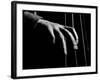 Hand of Bassist Red Callender During Filming of Jammin' the Blues-Gjon Mili-Framed Premium Photographic Print