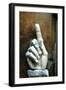 Hand of Constantine, Sculpture-null-Framed Photographic Print