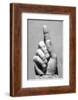 Hand of Emperor Constantine I, 4th Century Ad, Capitoline Museum, Rome, Lazio, Italy-James Emmerson-Framed Photographic Print