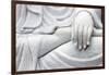 Hand of marble statue of the Goddess of Mercy and Compassion, Bodhisattva Avalokitshevara-Godong-Framed Photographic Print