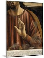 Hand of Saint James with Glasses and Carafe, from the Last Supper, Fresco C.1444-50 (Detail)-Andrea Del Castagno-Mounted Giclee Print