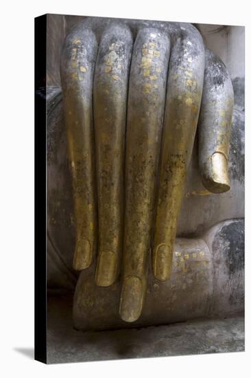 Hand of the Phra Achana Buddha Figure-Alex Robinson-Stretched Canvas