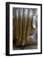 Hand of the Phra Achana Buddha Figure-Alex Robinson-Framed Photographic Print