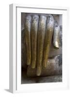 Hand of the Phra Achana Buddha Figure-Alex Robinson-Framed Photographic Print