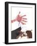 Hand out-Paul Rebeyrolle-Framed Art Print