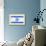 Hand Painted Acrylic Flag Of Israel-donatas1205-Art Print displayed on a wall