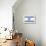 Hand Painted Acrylic Flag Of Israel-donatas1205-Stretched Canvas displayed on a wall