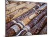 Hand Painted Didgeridoos, Aboriginal Musical Instrument, Australia-D H Webster-Mounted Premium Photographic Print