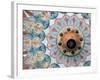 Hand-Painted Oxcart Wheel, Costa Rica-Darrell Gulin-Framed Photographic Print