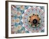 Hand-Painted Oxcart Wheel, Costa Rica-Darrell Gulin-Framed Photographic Print