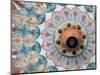 Hand-Painted Oxcart Wheel, Costa Rica-Darrell Gulin-Mounted Photographic Print