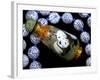 Hand Painted Panda Snuff Bottle, Chinese Bead Necklace, China-Cindy Miller Hopkins-Framed Photographic Print