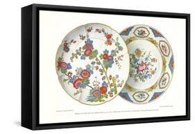 Hand-Painted Plates-null-Framed Stretched Canvas