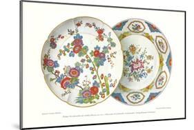 Hand-Painted Plates-null-Mounted Art Print