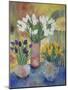 Hand Painted Vases-Lorraine Platt-Mounted Giclee Print