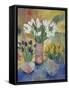 Hand Painted Vases-Lorraine Platt-Framed Stretched Canvas