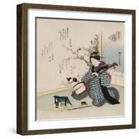 Hand-Picked Flower-Chokosai Eisho-Framed Giclee Print