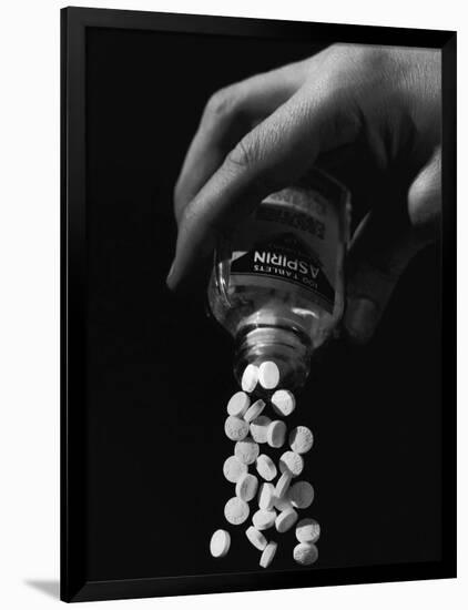 Hand Pouring Aspirin from Bottle-Philip Gendreau-Framed Photographic Print