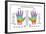 Hand Reflexology Chart Description-Peter Hermes Furian-Framed Art Print