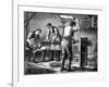 Hand-Scutchers at Work, C1880-null-Framed Giclee Print