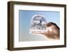 Hand, Snow-Ball, Picture, Motorcyclists, Shakes-Fact-Framed Photographic Print