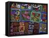 Hand-Stitched Molas, Kuna Indian, San Blas Islands, Panama-Cindy Miller Hopkins-Framed Stretched Canvas