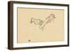 Hand Study, Dr. Viktor Ritter Von Bauer, 1917-Egon Schiele-Framed Giclee Print