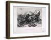 Hand-To-Hand Fighting, Siege of Paris, Franco-Prussian War, 1870-Auguste Bry-Framed Giclee Print