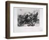 Hand-To-Hand Fighting, Siege of Paris, Franco-Prussian War, 1870-Auguste Bry-Framed Giclee Print