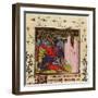 Hand-To-Hand Fighting with Swords in Defence of a Castle, 14th Century-null-Framed Giclee Print