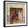 Hand-To-Hand Fighting with Swords in Defence of a Castle, 14th Century-null-Framed Giclee Print