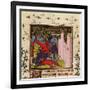 Hand-To-Hand Fighting with Swords in Defence of a Castle, 14th Century-null-Framed Giclee Print