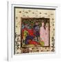 Hand-To-Hand Fighting with Swords in Defence of a Castle, 14th Century-null-Framed Giclee Print