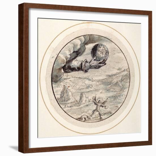 Hand with Celestial Spehere, Early 17th Century-Crispin I De Passe-Framed Giclee Print