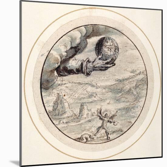 Hand with Celestial Spehere, Early 17th Century-Crispin I De Passe-Mounted Giclee Print