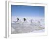 Hand-Working in Colchani Salt Pans, Salar De Uyuni, Salt Flat, Southwest Highlands, Bolivia-Tony Waltham-Framed Photographic Print