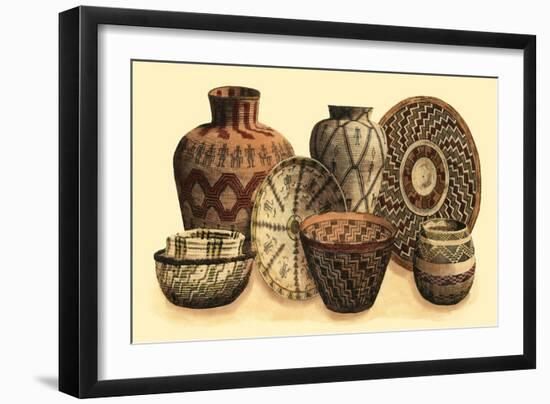 Hand Woven Baskets VI-Vision Studio-Framed Premium Giclee Print