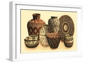 Hand Woven Baskets VI-Vision Studio-Framed Premium Giclee Print