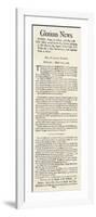 Handbill Announcing Repeal of the Stamp Act, 1766-null-Framed Giclee Print