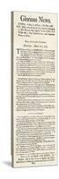 Handbill Announcing Repeal of the Stamp Act, 1766-null-Stretched Canvas