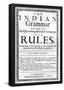 Handbill (Indian Grammar by John Eliot) Art Poster Print-null-Framed Poster